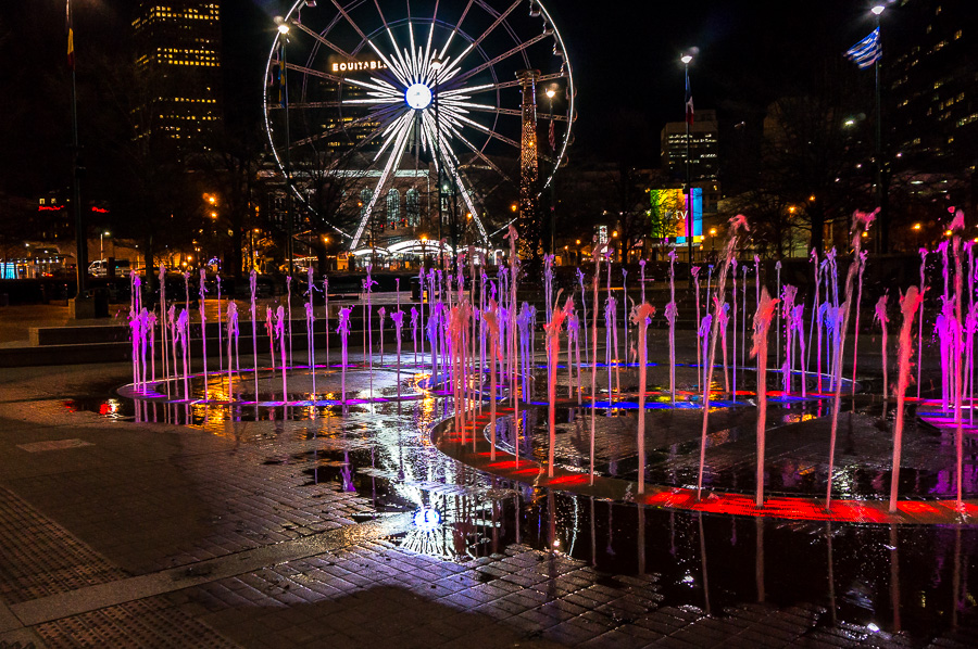 Fountains in Olympic Park Atlanta