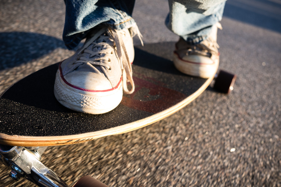 Goofy Foot, Converse, and Longboard