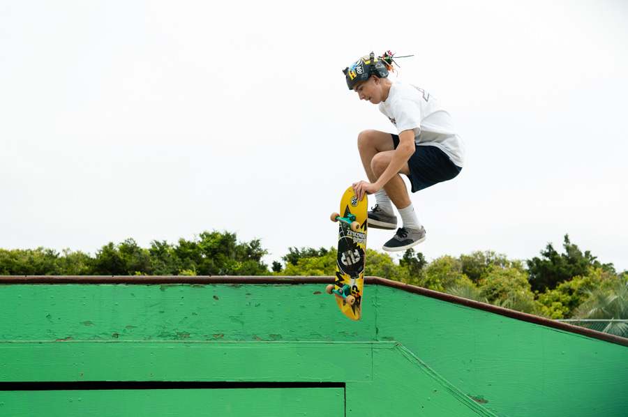 Tricks at the skate park